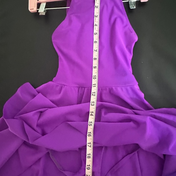 CUSTOM DANCEWEAR Purple Contemporary Costume Dress - Picture 7 of 7